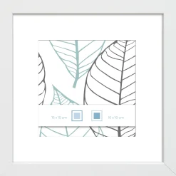 fotolijst halmstad wit 15x15 cm