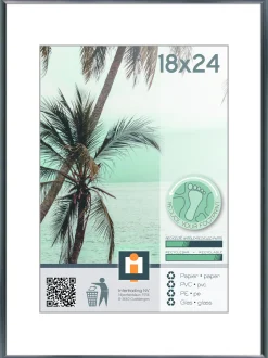 fotolijst kyoto zilver 18x24 cm