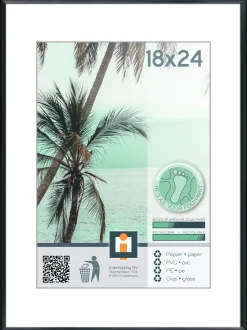 fotolijst kyoto zwart 18x24 cm