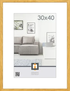 fotolijst livorno eik 30x40 cm