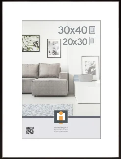 fotolijst madrid zwart 30x40 cm