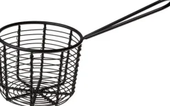 Frietmandje zwart Ø10 cm