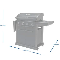 Gasbarbecue 4 Series Onyx S