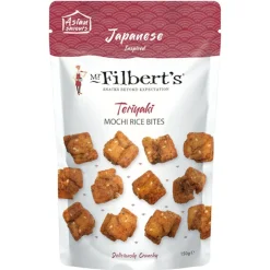 Gefrituurde rijstcrackers met teriyaki smaak 150g