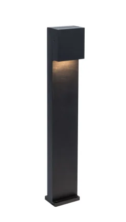 Gemini tuinpaal mat zwart led 9.5w