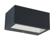 Gemini wandlamp donkergrijs led 10.5w