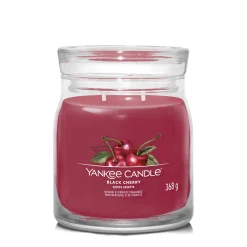 Geurkaars black cherry m jar