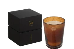 Geurkaars porto gl br s 75u (15x15x17.5cm)