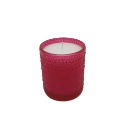 Geurloze kaars in getextureerd marrakesh glas