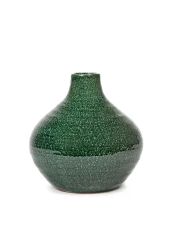 Glazed shades Vaas s l24xb24x h23,5 d.groen