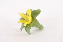 Glazen amaryllis bloem