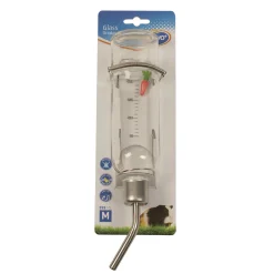 Glazen drinkfles voor knaagdieren