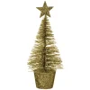 Glitter kerstboom h14cm