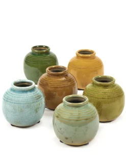 Gold & Pastel Vaas l8xb8xh8cm ass/6 mix