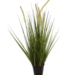 Gras m/kattest pot 75cm groen
