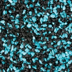 Grind gruzo turkoois-zwart 1kg