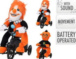 Halloween figuur met fiets