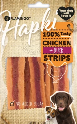 Hapki kip- & eendenschijfjes 85gr