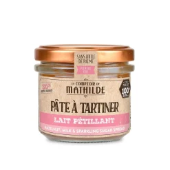 Hazelnoten, melk en sprankelende suiker boterhampasta