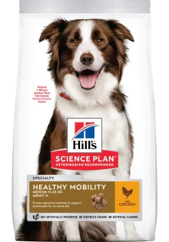 Hill's science plan adult healthy mobility medium hondenvoer kip 12kg