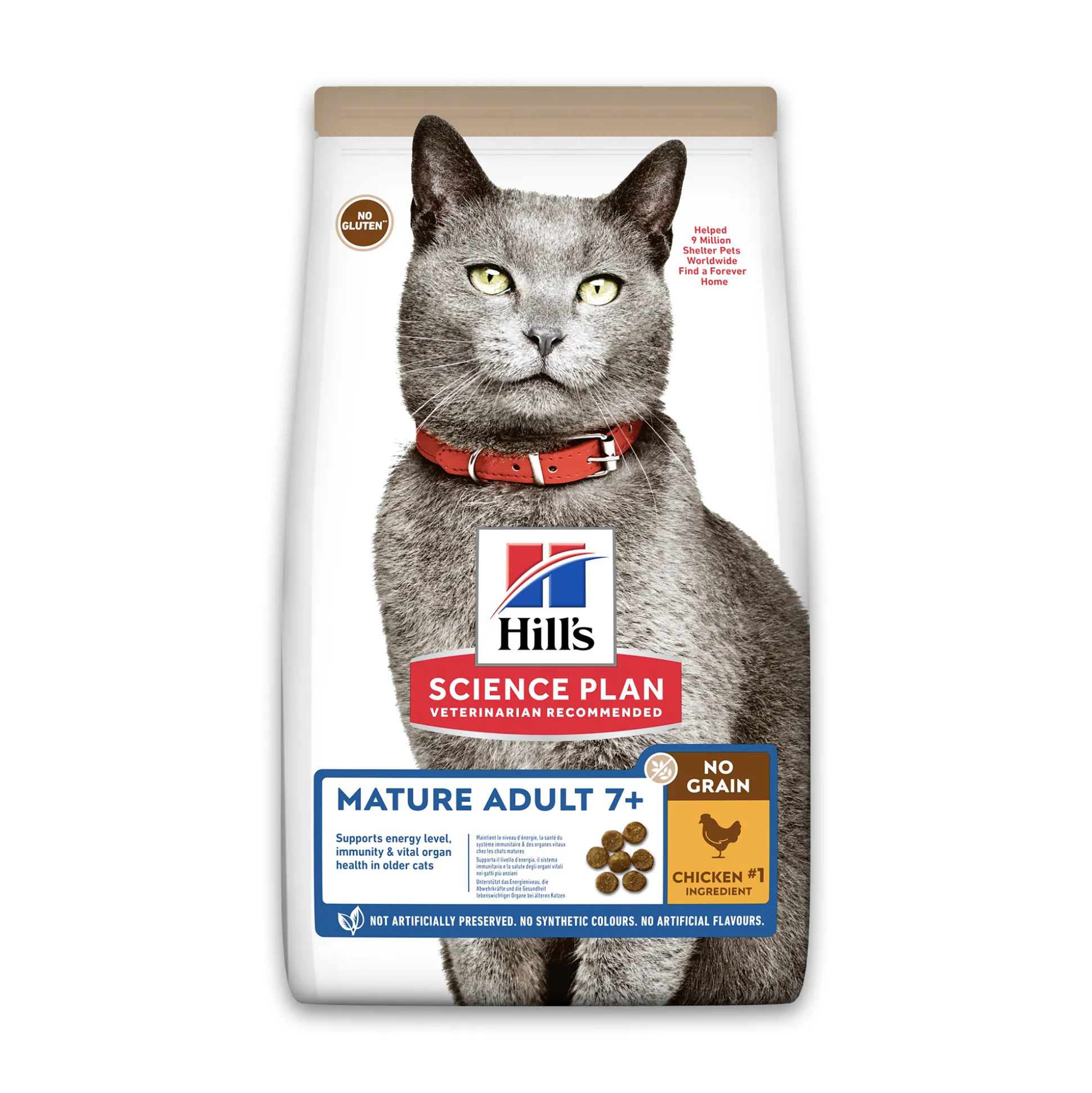 Hill's science plan kattenvoer graanvrij met kip 1,5kg