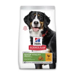 Hill's science plan mature adult 7+ senior vitality large breed hondenvoer met kip & rijst 12kg
