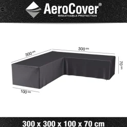 Hoes lounge L 300x300x100xh70cm