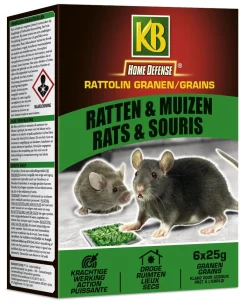 Home Defense Rattolin granen 6x25g