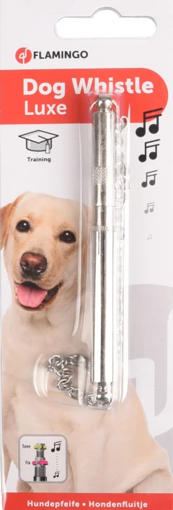 Hondenfluit luxe metaal 11cm