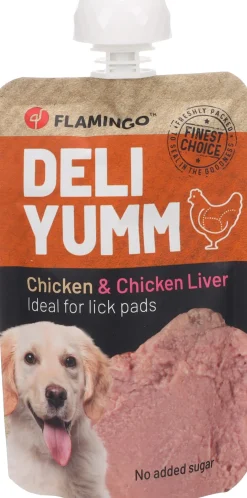 Hondensnack deli yumm kip en kippenlever
