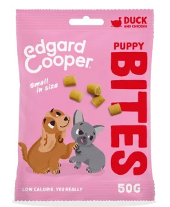 Hondensnack treats bites met eend en kip voor pups
