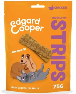 Hondensnack treats snuggle up strips met kip