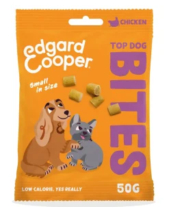 Hondensnack treats top dog bites met kip