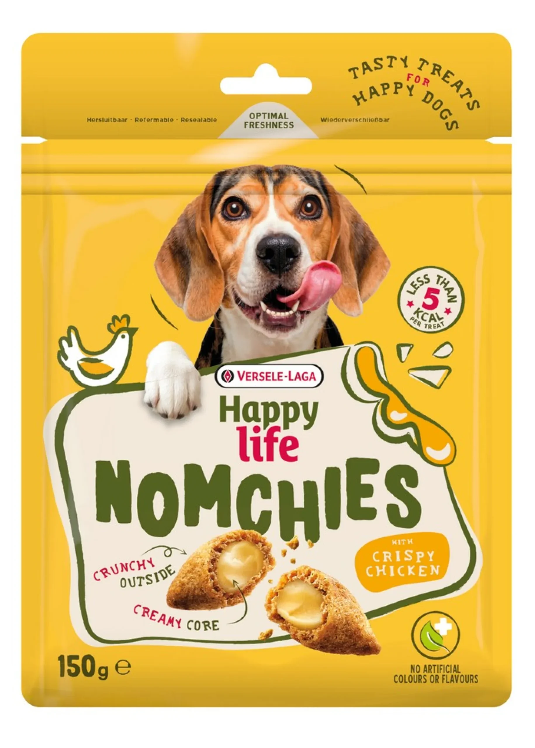 Hondensnackshappy life nomchies chicken 150g