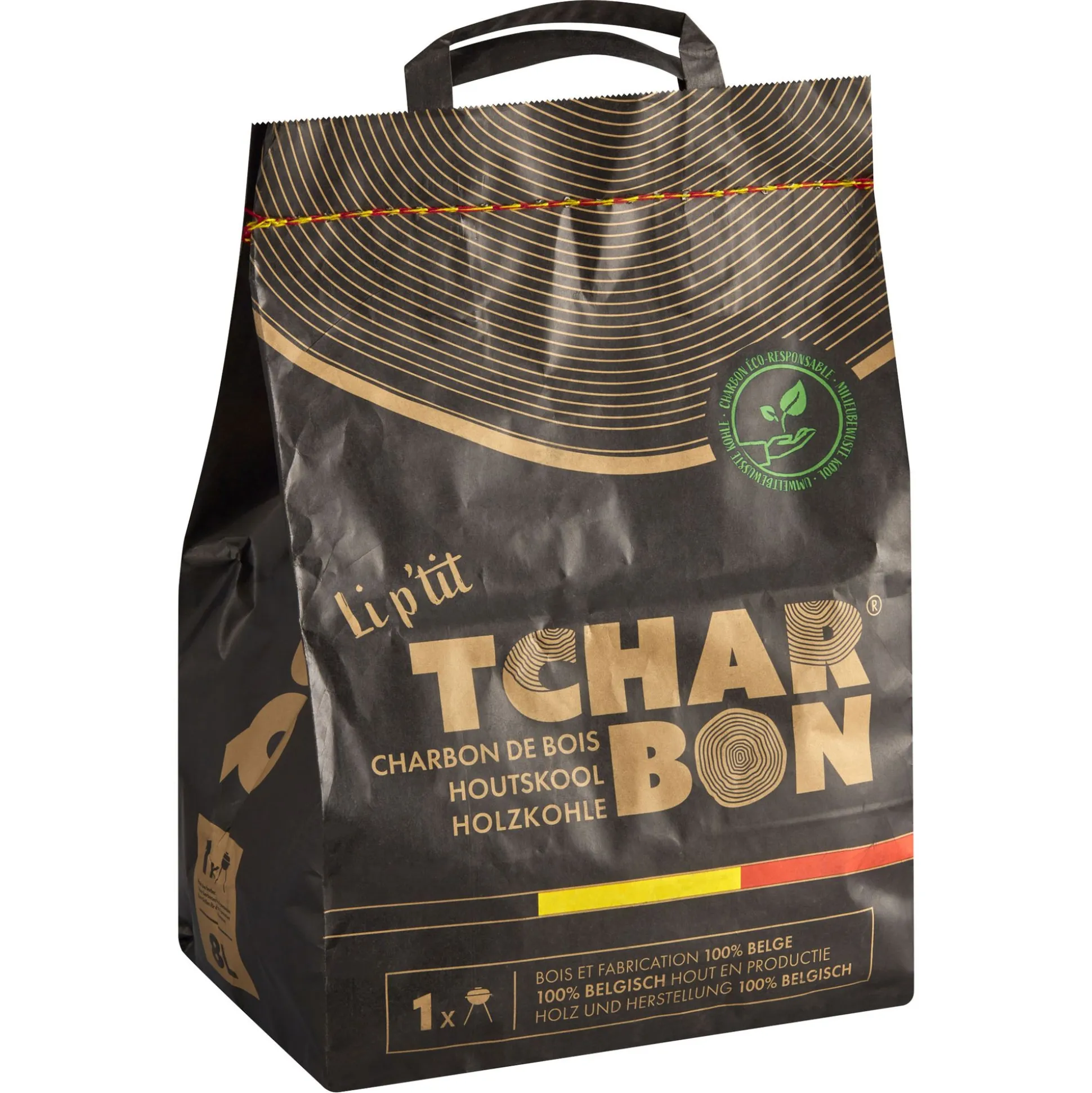 Houtskoolzak 100% belg 1,2kg