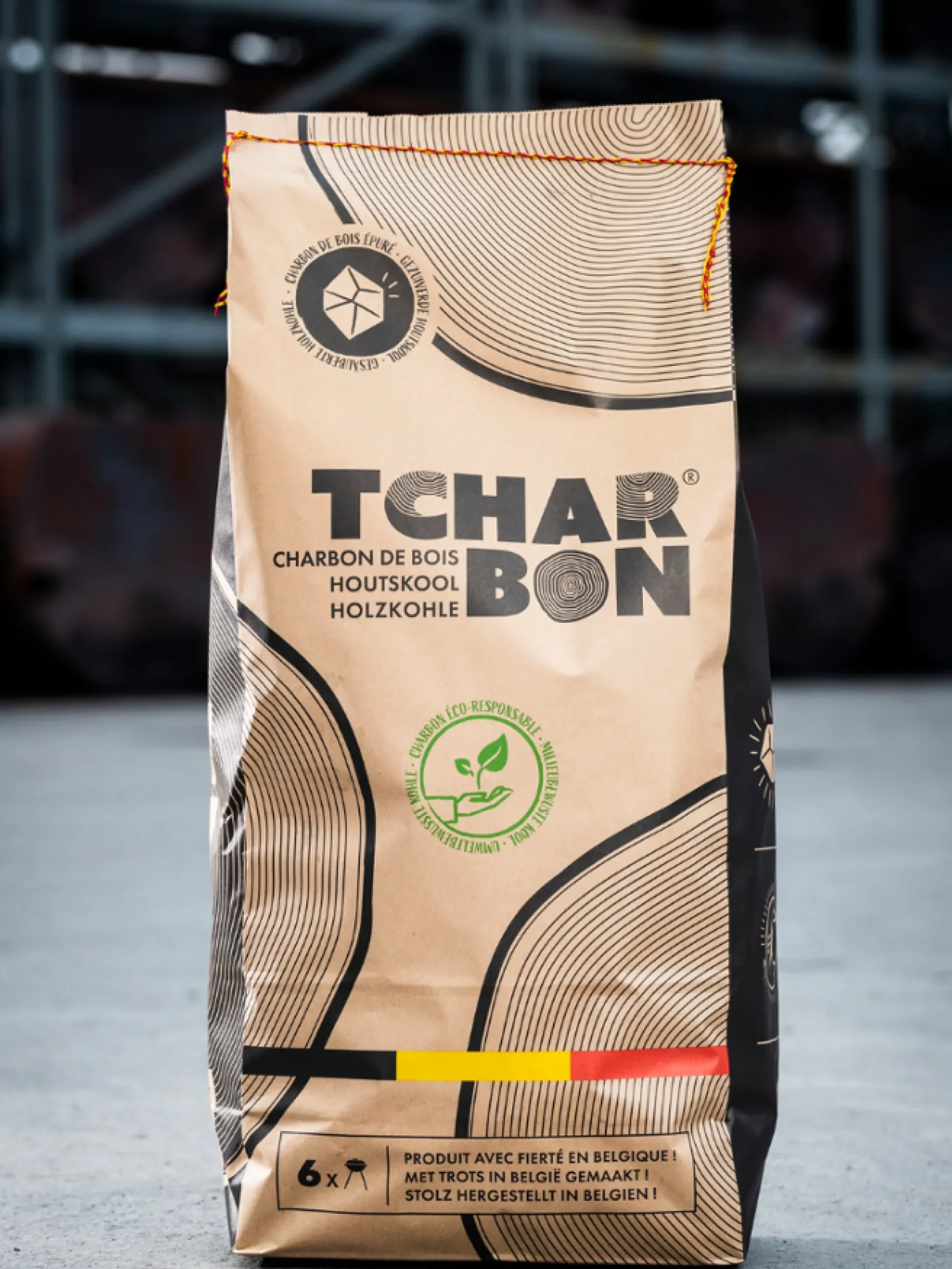 Houtskoolzak 100% belg 6kg