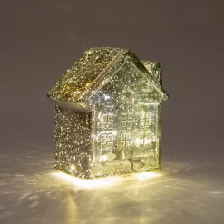 Huisje glas 10led