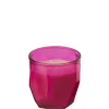 Kaars origami glas fuchsia 30u