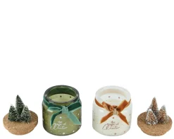 Kaars strik fluweel kerstboom