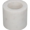 Kandelaar marmer wit 6.5x6.5x5.5cm