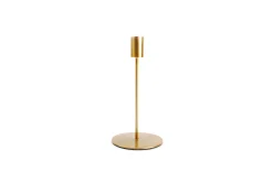 Kandelaar 10xH20cm metaal goud Pillar