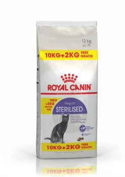 Kattenvoer regular sterilised 10kg +2kg