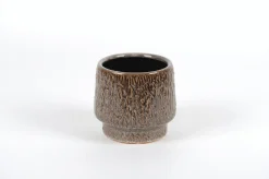 Keramieken bloempot bruni