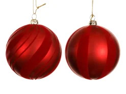 Kerstbal polystyreen mat