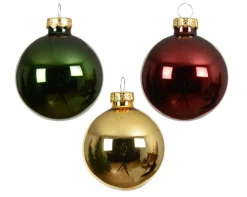 Kerstballen glas glanzend