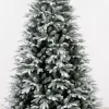 Kerstboom calgary fine groen/flocked 114 x 180cm