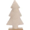 Kerstboom plush beige 20x5xh33cm