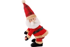 Kerstman singing and twirking rood 19x15