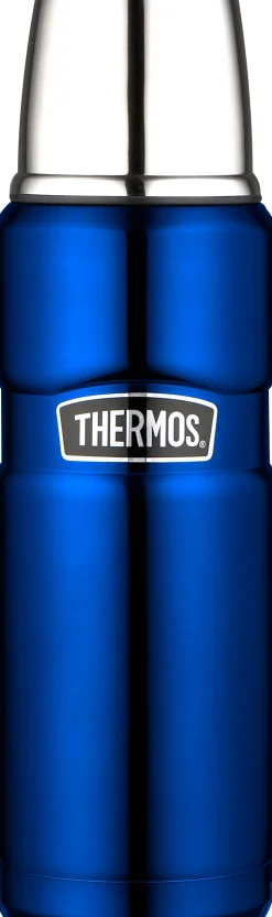 King isoleerfles metalic blauw 470ml