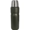 King isoleerfles 470ml army green